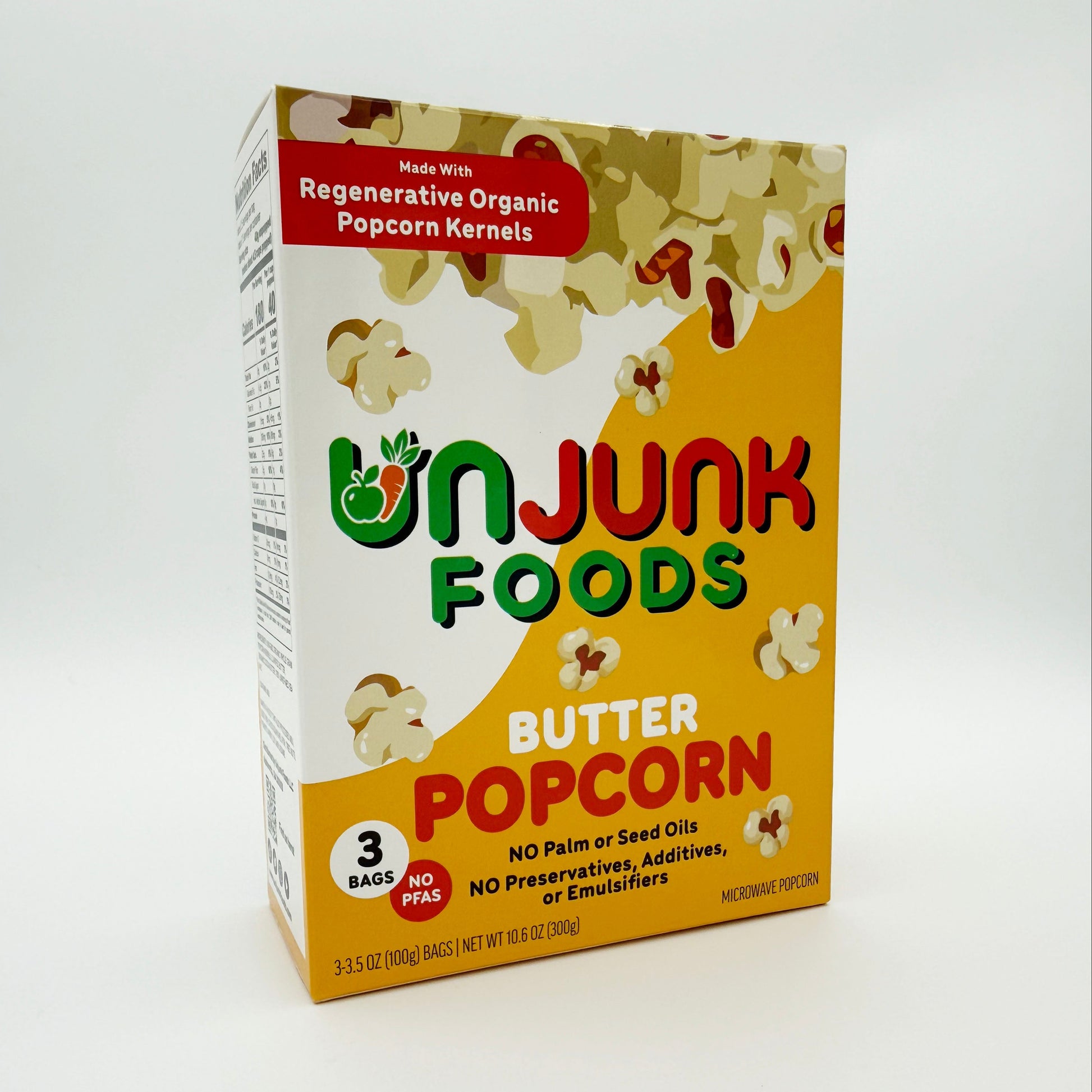 Grass-fed Butter Microwave Popcorn - 3 Bags
